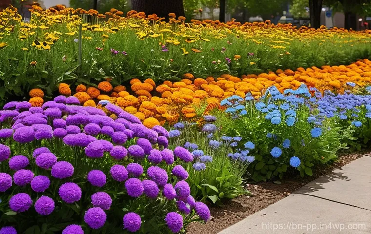 도시 내 야생화 조성을 위한 아카데미 운영 - **Prompt 1: Urban Oasis of Wildflowers**
"A serene and vibrant urban landscape where a busy city...